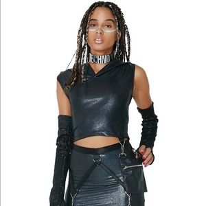 Shadow Trance Hooded Top